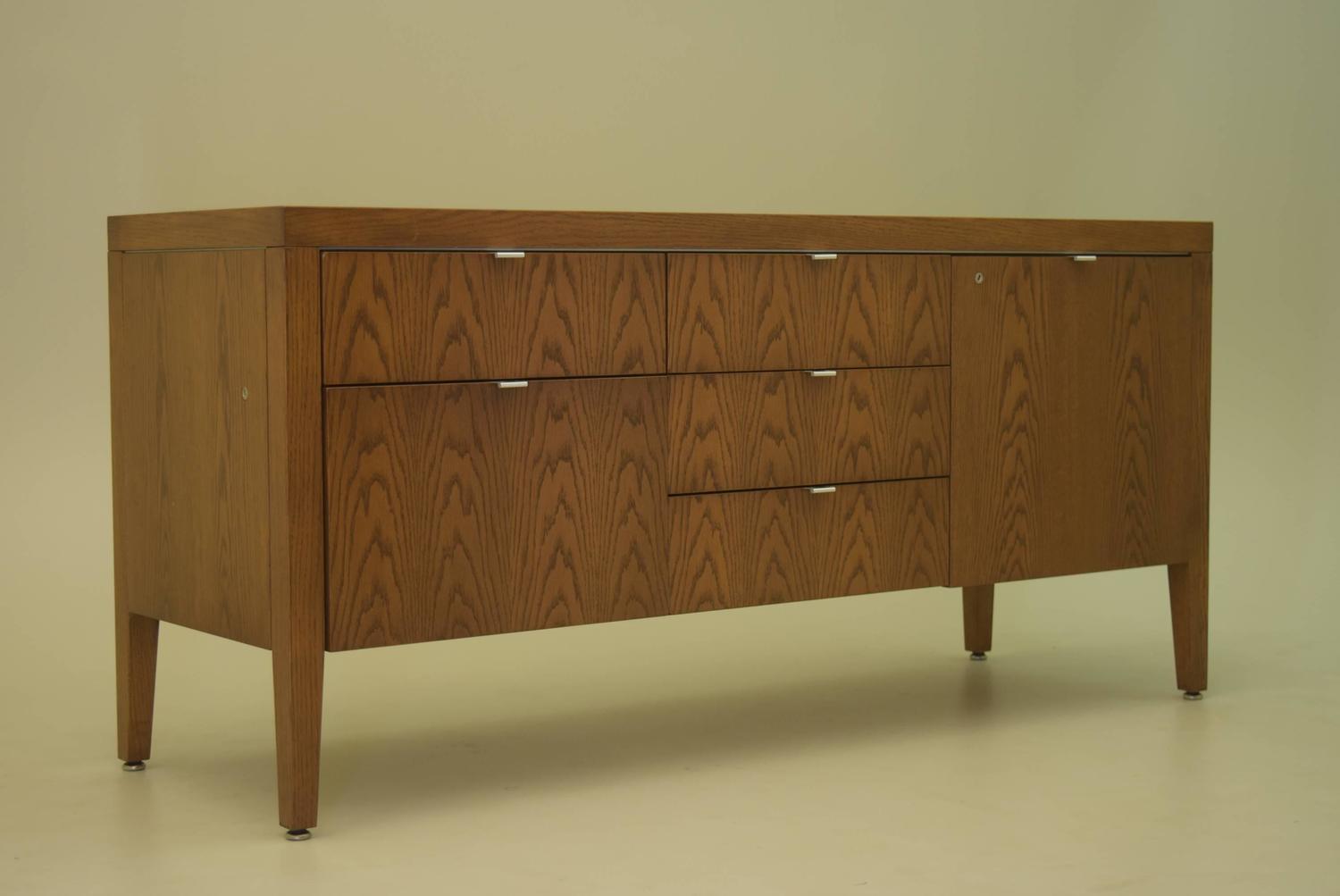 Oak Credenza Solid Wood by Division of Stow Davis, Davis Allen at 1stdibs
