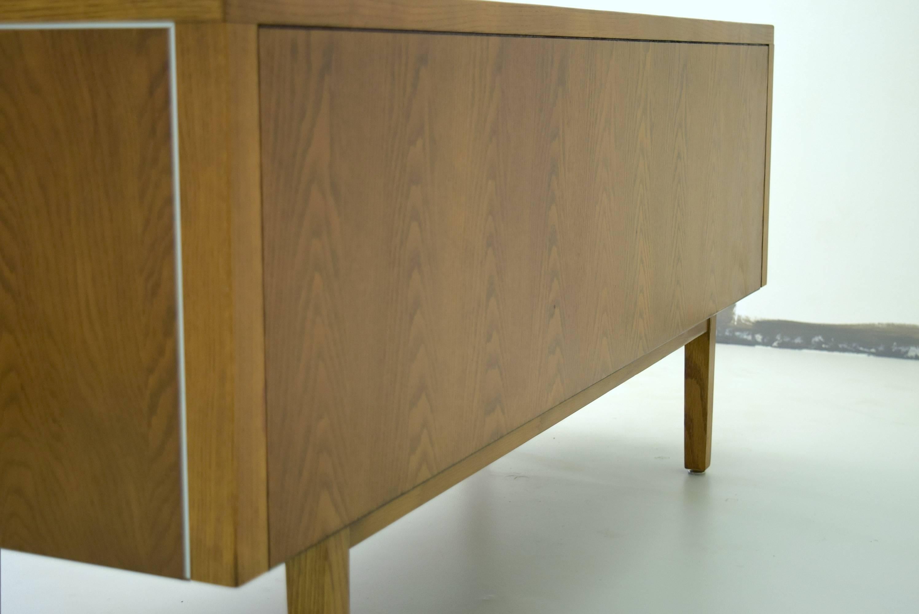 Mid-Century Modern Oak Credenza Solid Wood by Division of Stow Davis, Davis Allen