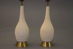 Pair of Ugo Zaccagnini Rope Table Lamps, Nautical Theme, 1950s-1960s