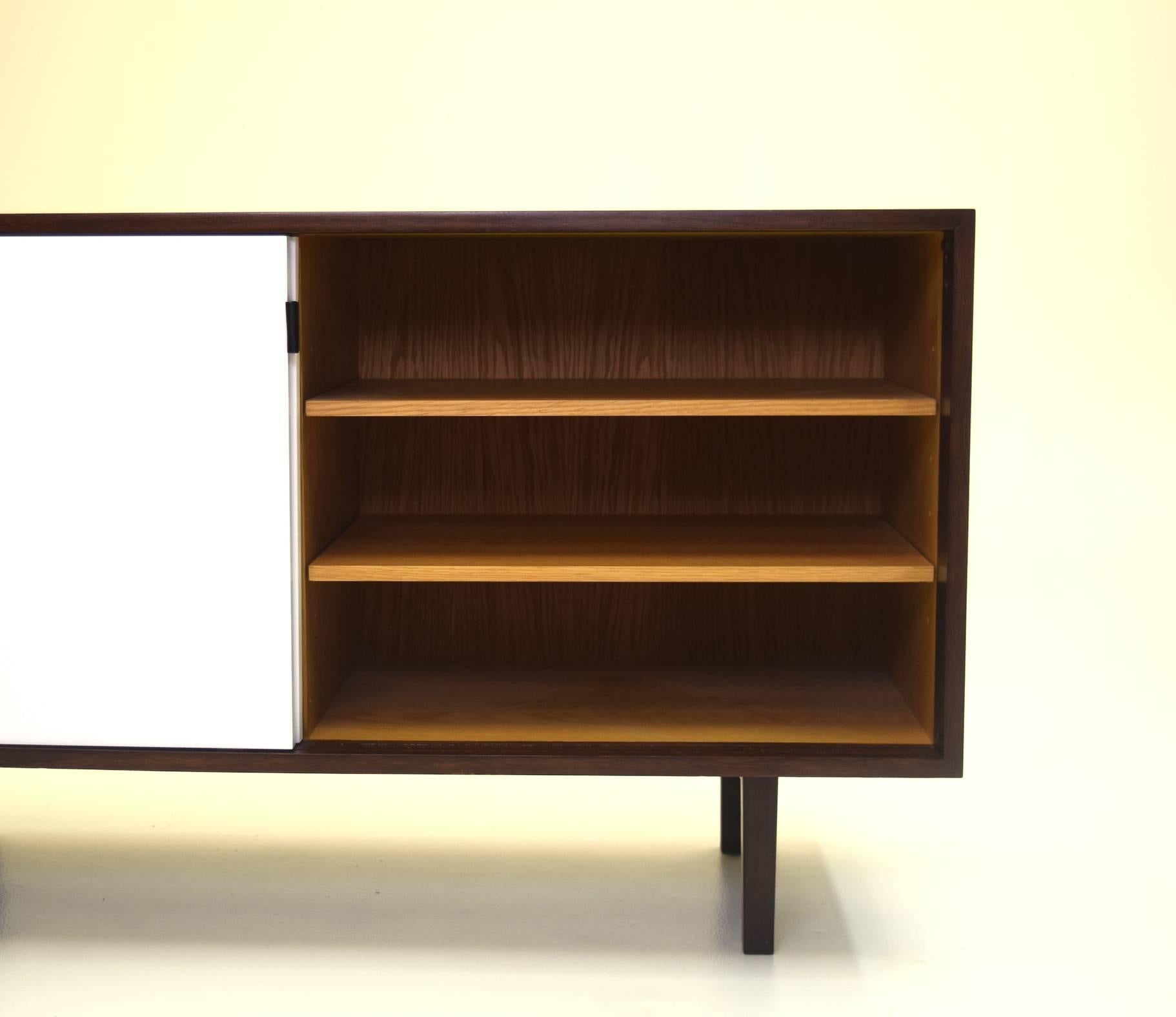 American Four Foot Rosewood Cabinet by Florence Knoll