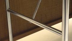 Floating Executive Walnut and Lacquer Desk by George Nelson for Herman Miller