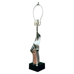 Lampada da tavolo scultorea della Laurel Lamp Co, disegnata da Richard Barr