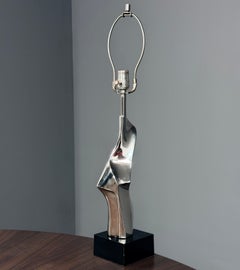Lampada da tavolo scultorea della Laurel Lamp Co, disegnata da Richard Barr