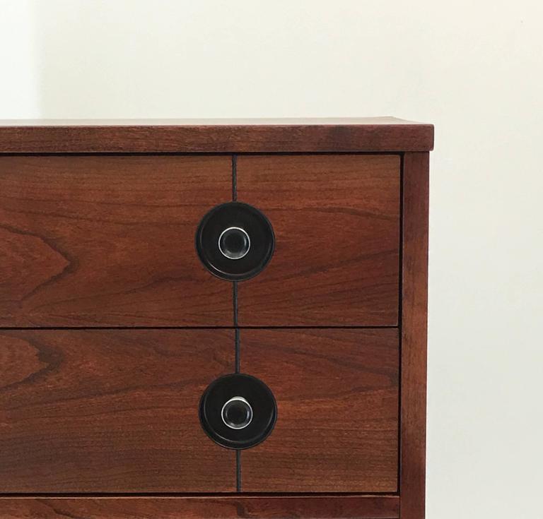 Stanley Distinctive Tallboy By Pierre Debs Finnline Series In Cherry Stanley Distinctive Tallboy By Pierre Debs Finnline Series In Cherry Excellent Condition For