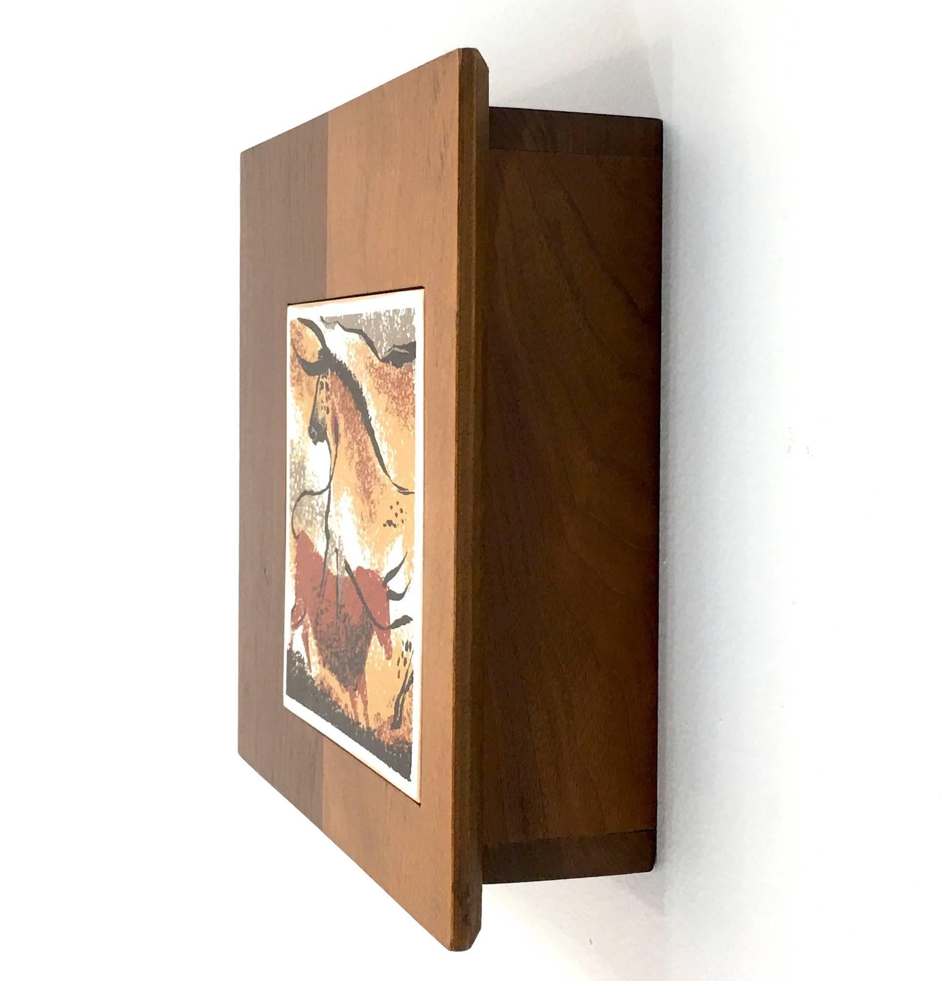 Cabinet key box
For wall mounting.
10 x 10 x 3 inches


An essential modernist decor accent item often overlooked, yet entirely functional and practical. A key holder cabinet produced from two-toned walnut and ash that mounts to the wall where