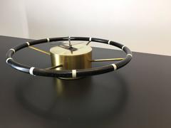 Modernist Steering Wheel Wall Clock by George Nelson for Howard Miller