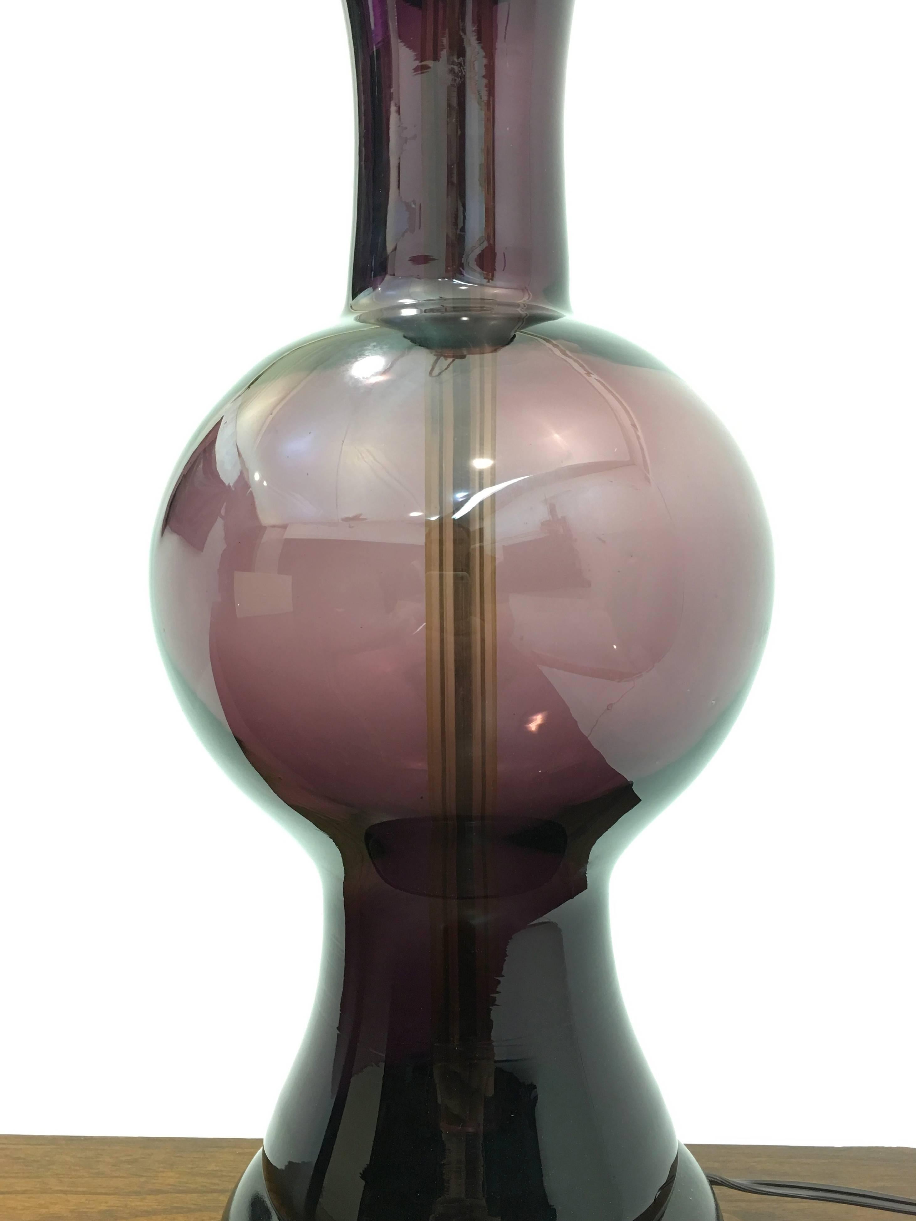 Américain Lampe à poser Blenko par Winslow Anderson 1952 en vente