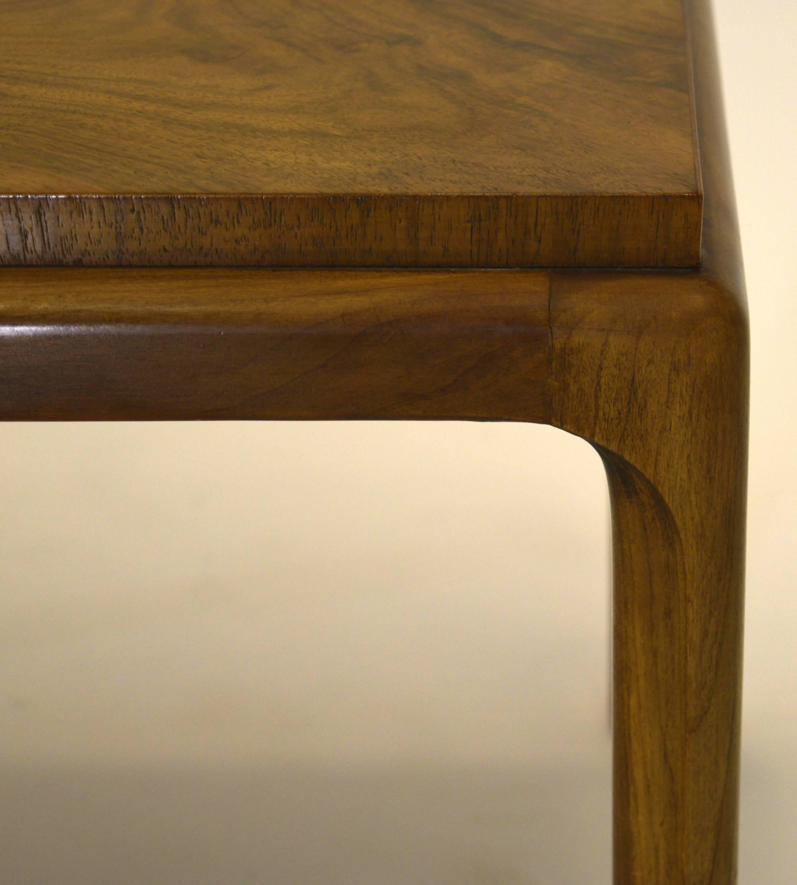 Mid-20th Century Diminutive Coffee or End Table in Burl by John Widdicomb