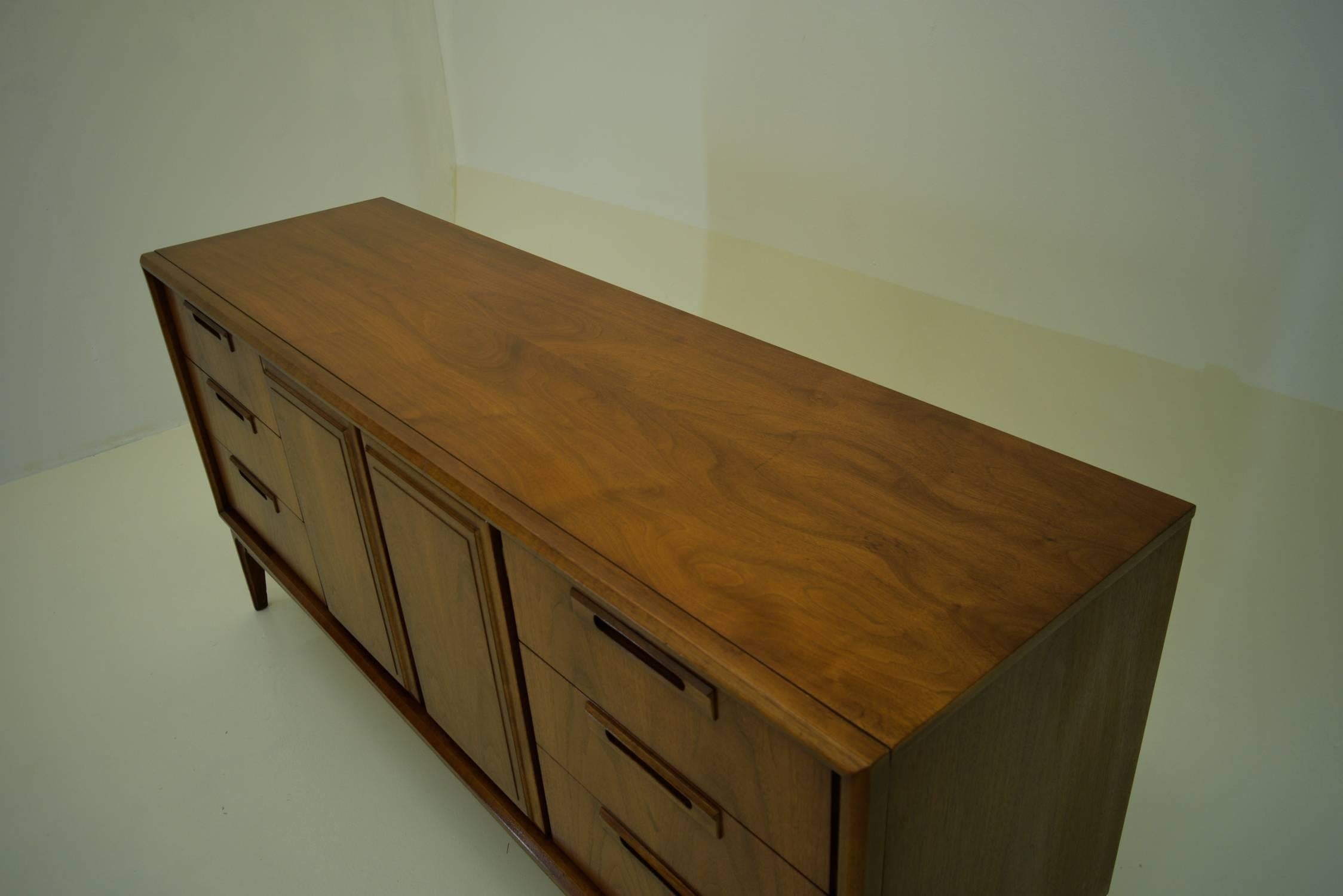Mid-Century Modern American Walnut Credenza