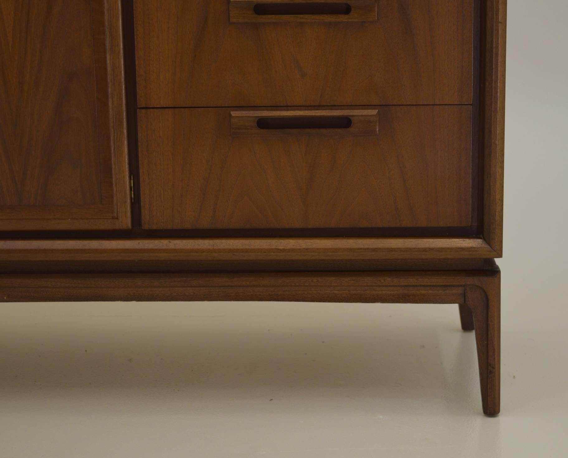 20th Century American Walnut Credenza