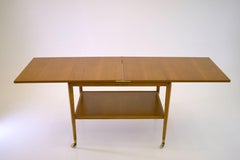 T.H. Robsjohn-Gibbings folding flip-top Bar Server Cart for Widdicomb