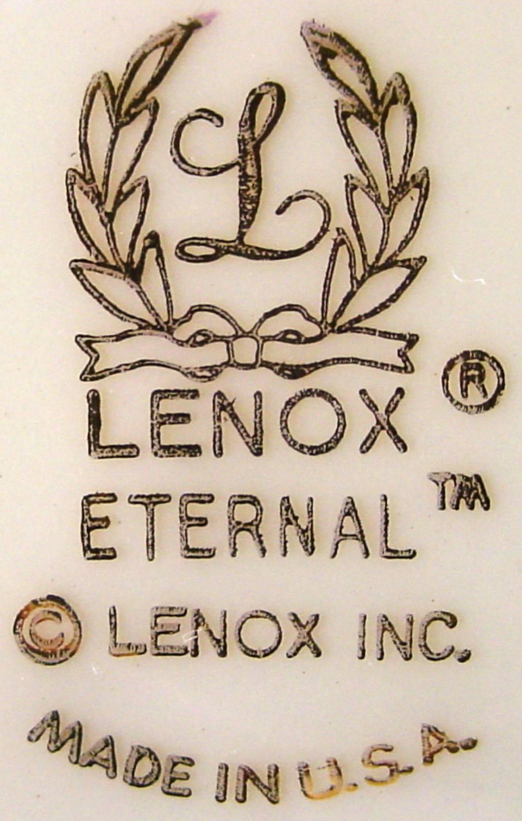 American Lenox China Eternal Pattern 60-Piece Set Service for Twelve