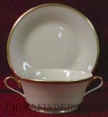 LENOX china ETERNAL pattern Cream Soup & Saucer Set