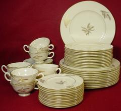 Vintage LENOX china HARVEST R441 pattern 60-pc SET SERVICE for TWELVE (12) 