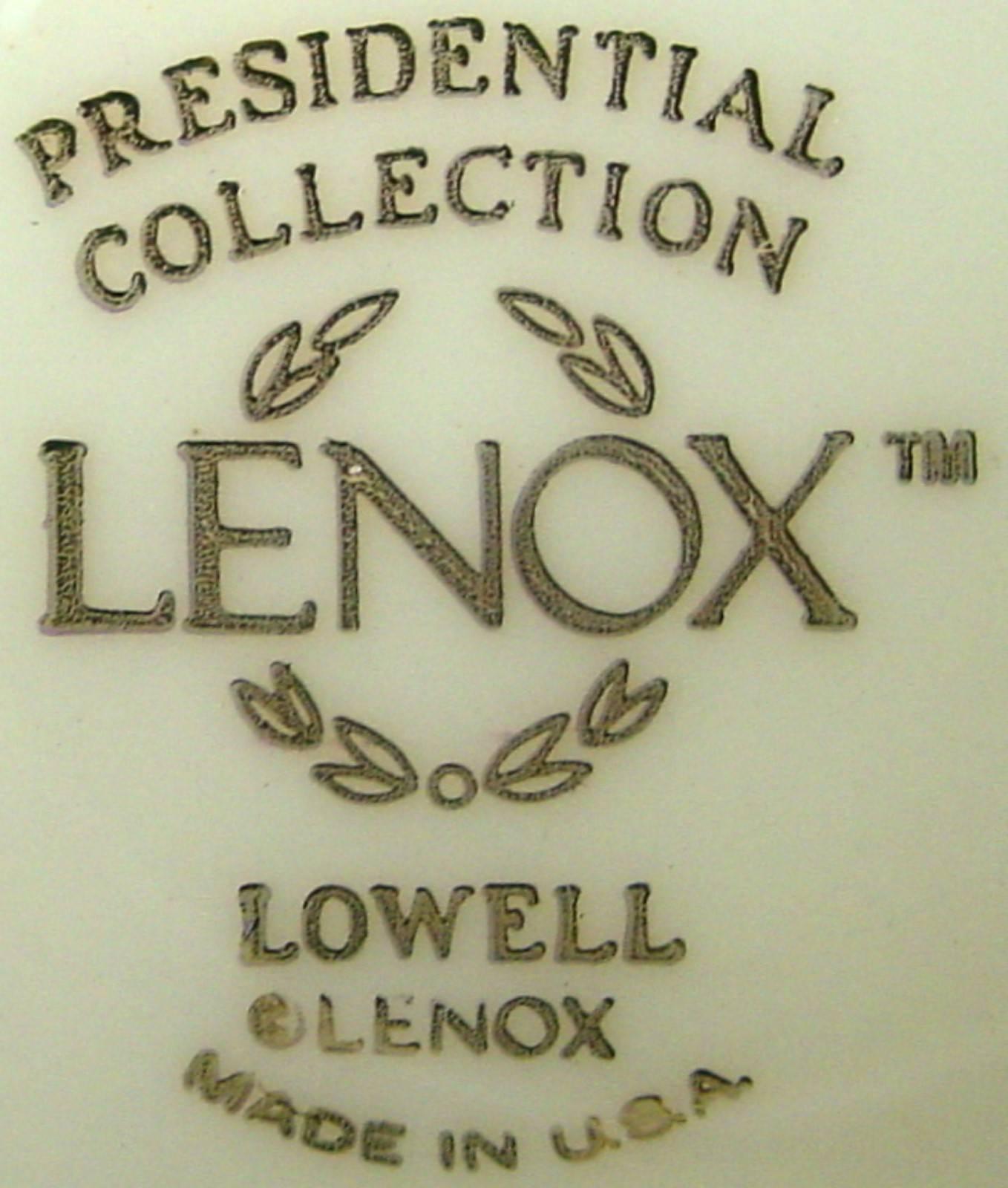 American LENOX china LOWELL Gold stamp 60-piece SET SERVICE Twelve