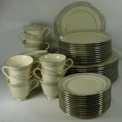 LENOX china CHARLESTON pattern 60-pc SET SERVICE for TWELVE