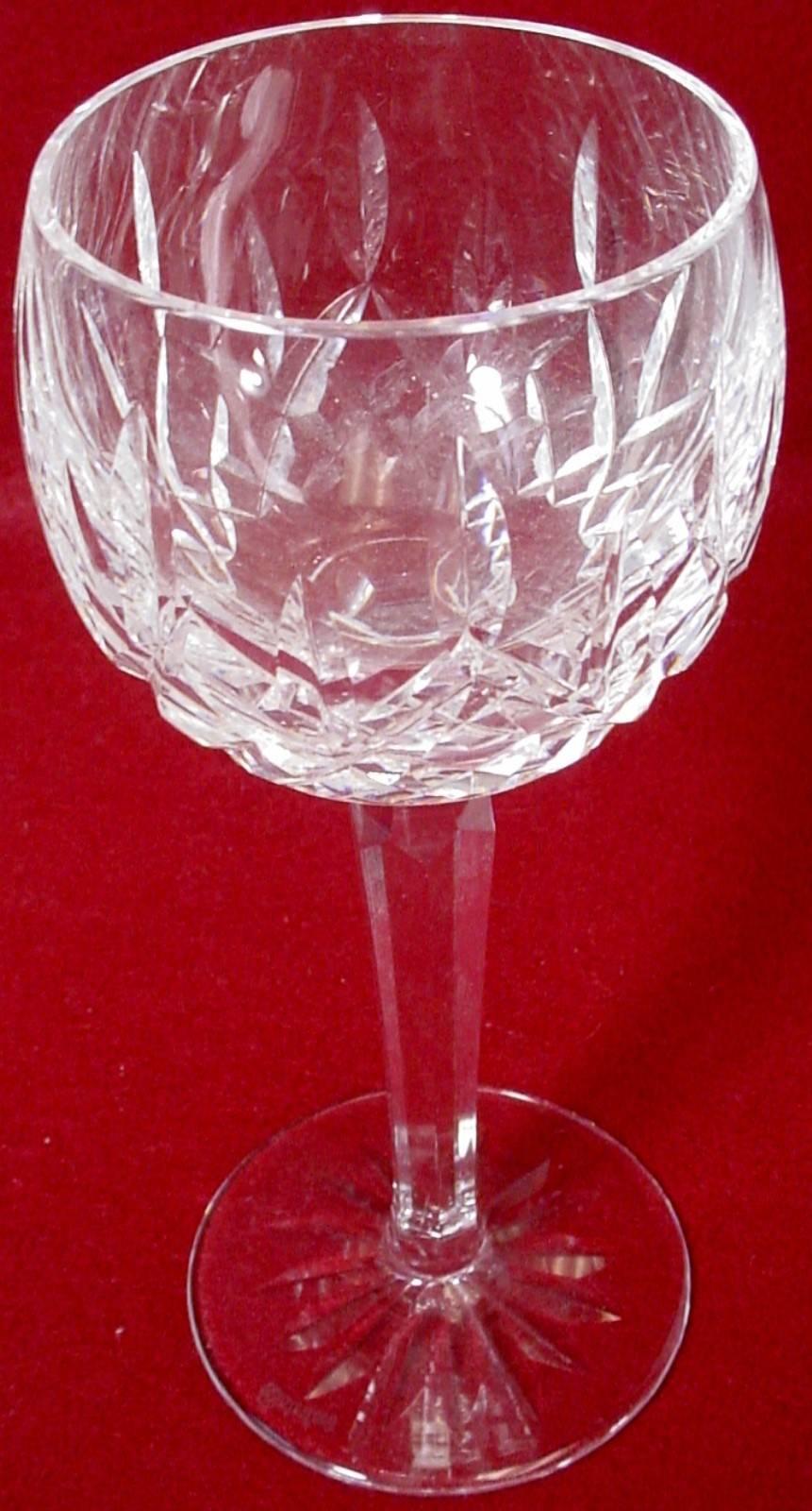 WATERFORD crystal LISMORE pattern HOCK WINE GLASS

in great condition free from stain or discoloration and with only a minimum of use. 

• Measures @ 7-1/2