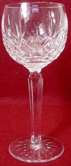 Vintage WATERFORD crystal LISMORE pattern HOCK WINE GLASS 7-1/2"