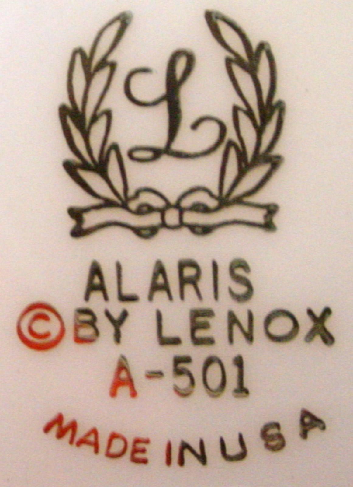 LENOX china ALARIS A501 pattern 55-pc SET SERVICE for TWELVE (12) For Sale 5