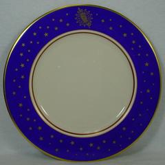Vintage CASTLETON china DAUGHTERS of the AMERICAN REVOLUTION 75th Anniversary PLATE