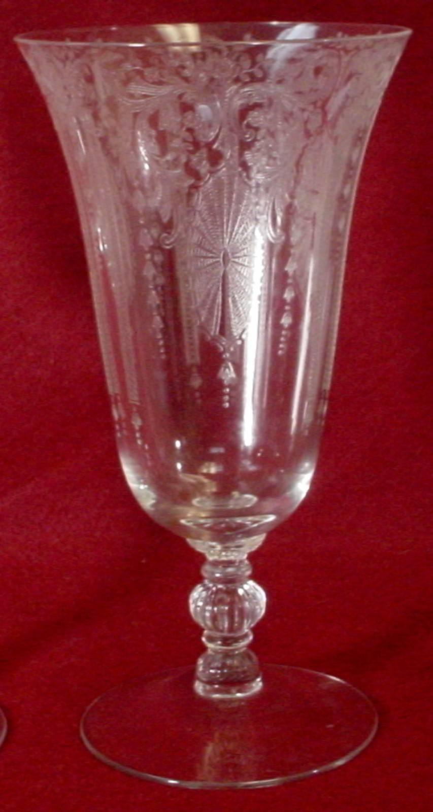 CAMBRIDGE crystal CANDLELIGHT 3111 pattern ICED Beverage GLASS