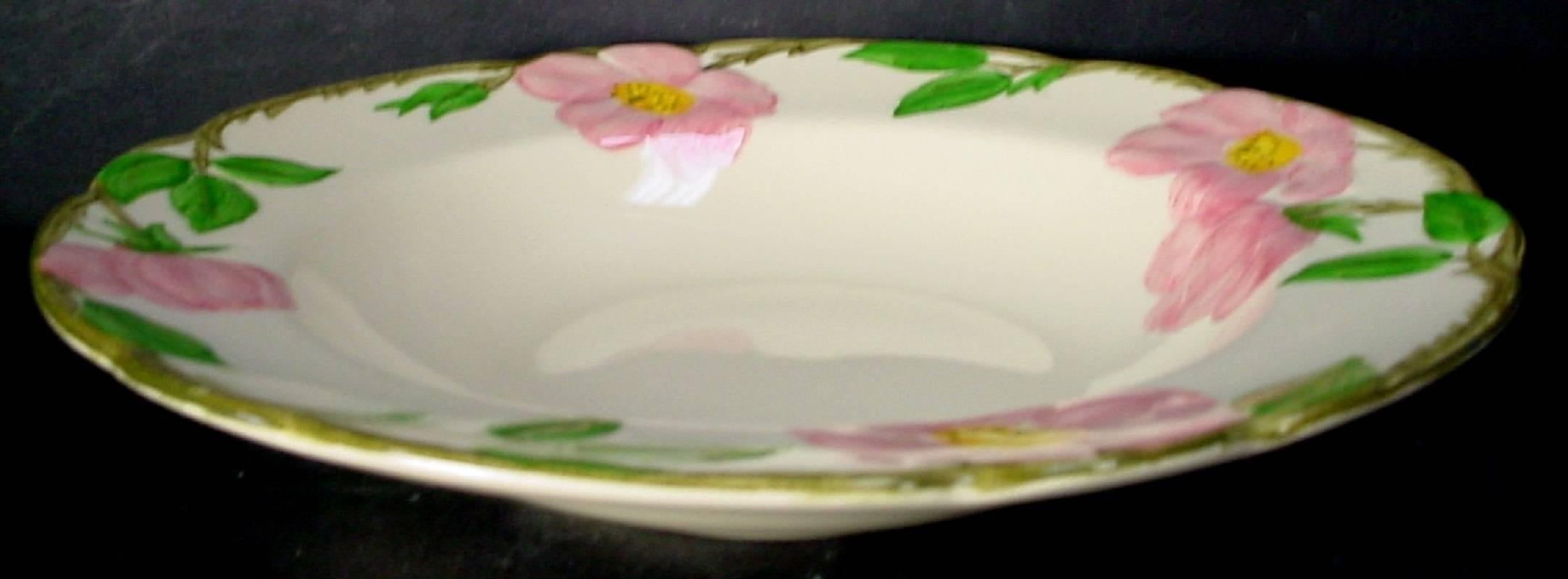 Franciscan China Desert Rose USA pattern 65-piece luncheon set service for 12

in great condition free-from chips, cracks, breaks or stains and show minimal wear.

• Made under a wide variety of backstamps. This is a mixed backstamp set but all