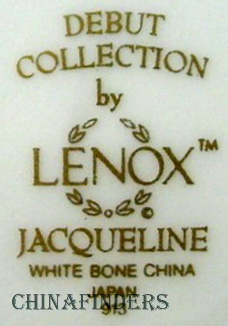 Japanese Lenox China Jacqueline Pattern 60-Piece Set Service for 12 For Sale