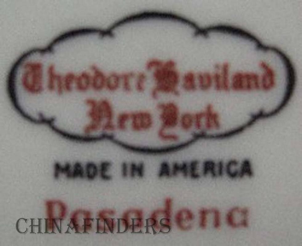 Haviland China, New York Pasadena Pattern 44-Piece Set Service for Eight For Sale 5