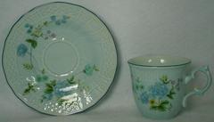 MIKASA china MICHELLE D2501 Precious Blue 40-pc SET SERVICE for EIGHT