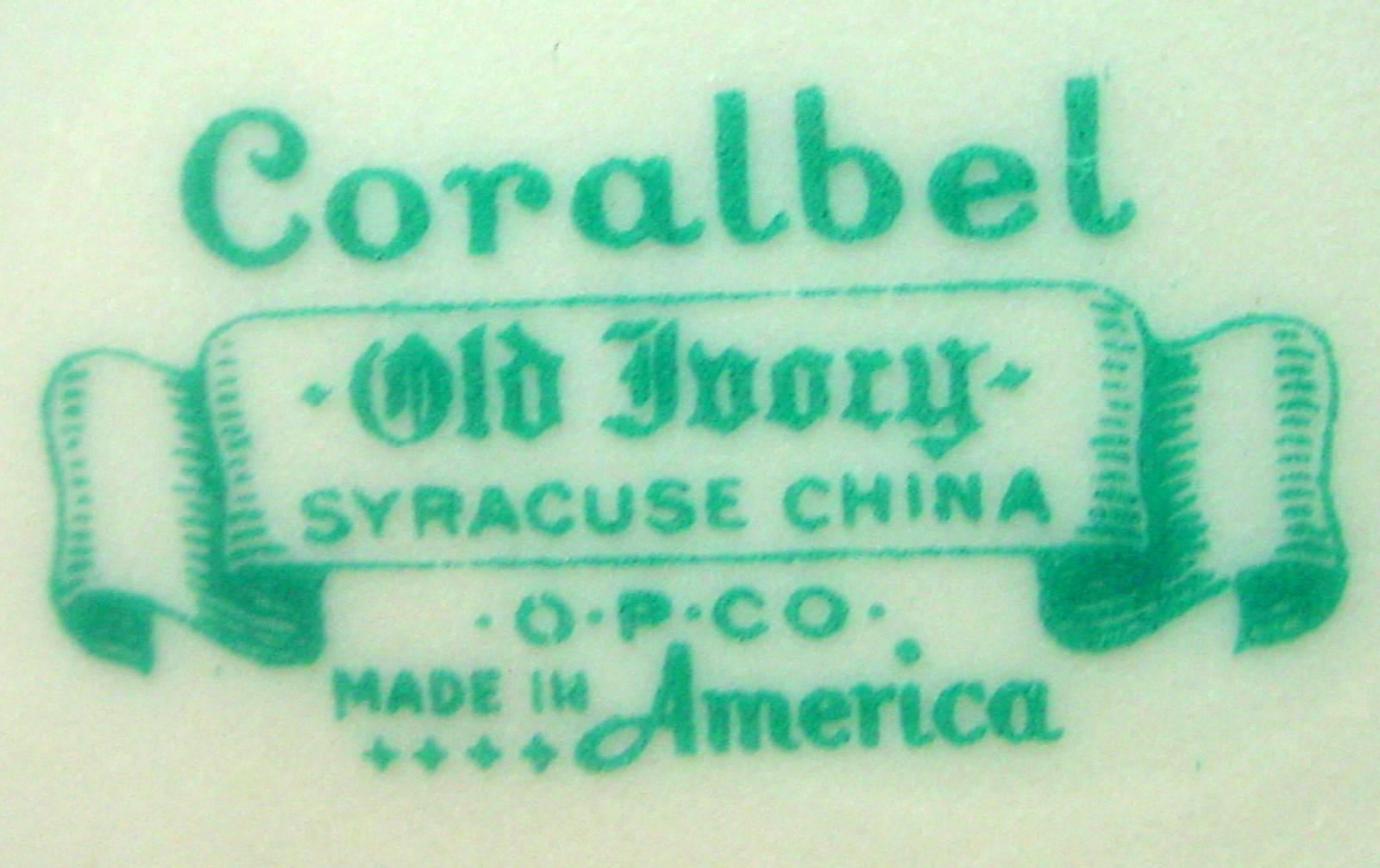 Syracuse China Coralbel Platinum 90-Piece Set Serivce 1