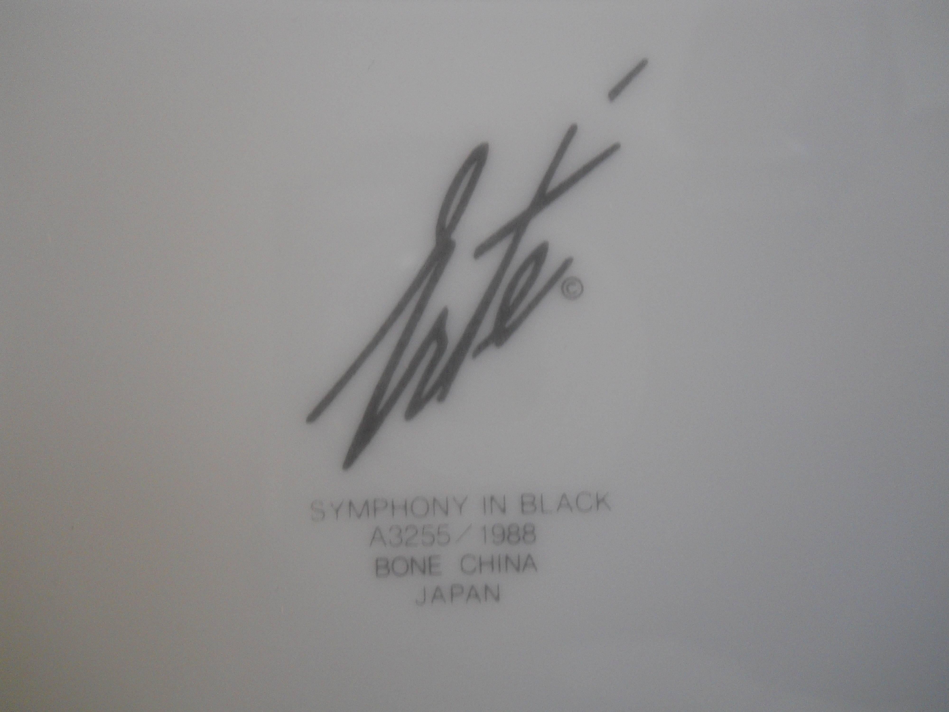 house of erte symphony in black