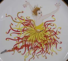 Erte' APPLAUSE A3081 Bone china MIKASA Collectors Plate