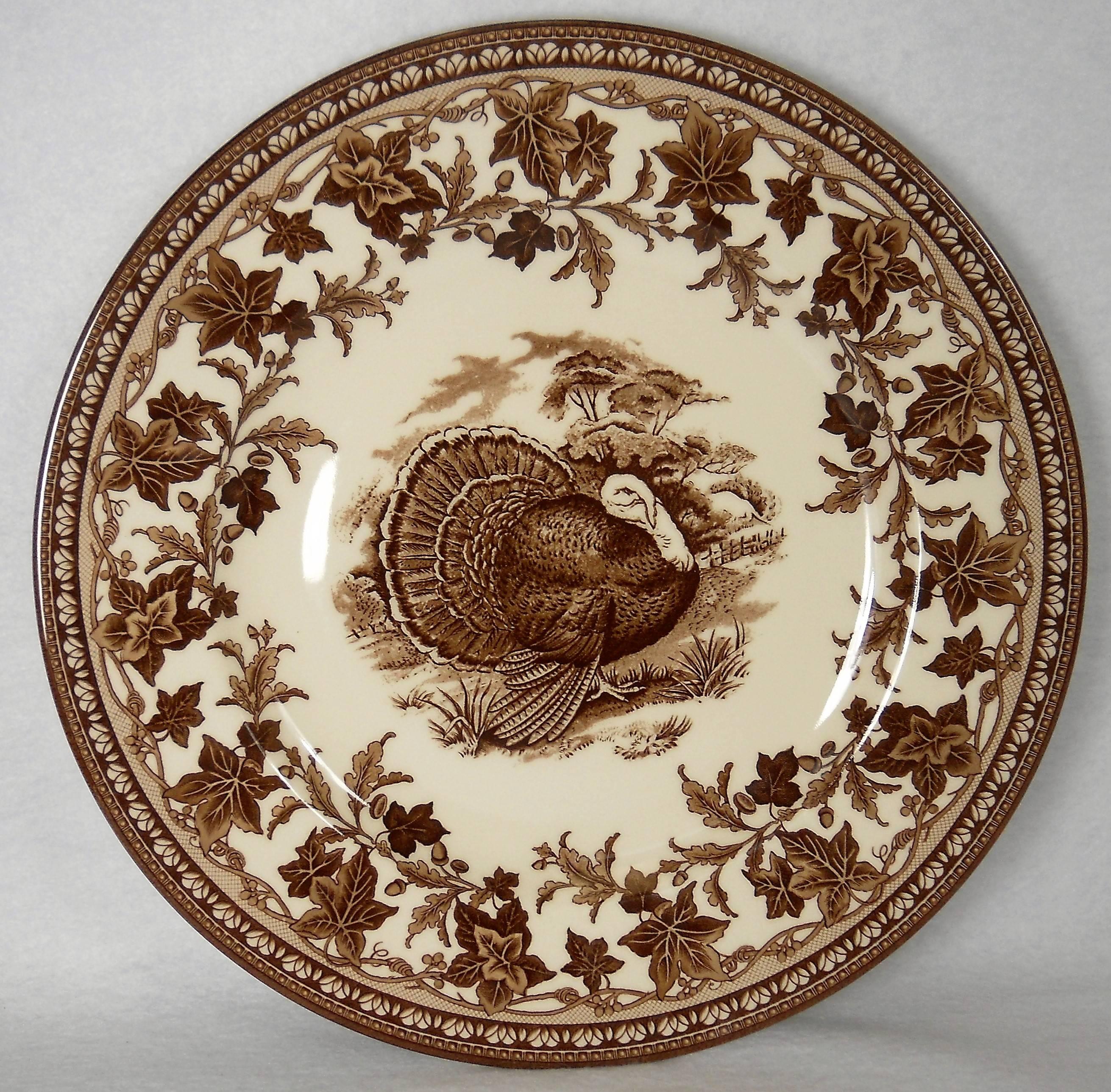 Wedgwood for Williams-Sonoma HIS MAJESTY pattern Dinner Plate