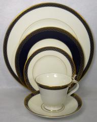 Retro Waterford china POWERSCOURT pattern 57 pc. Service for 11 Plus Creamer and Oval 