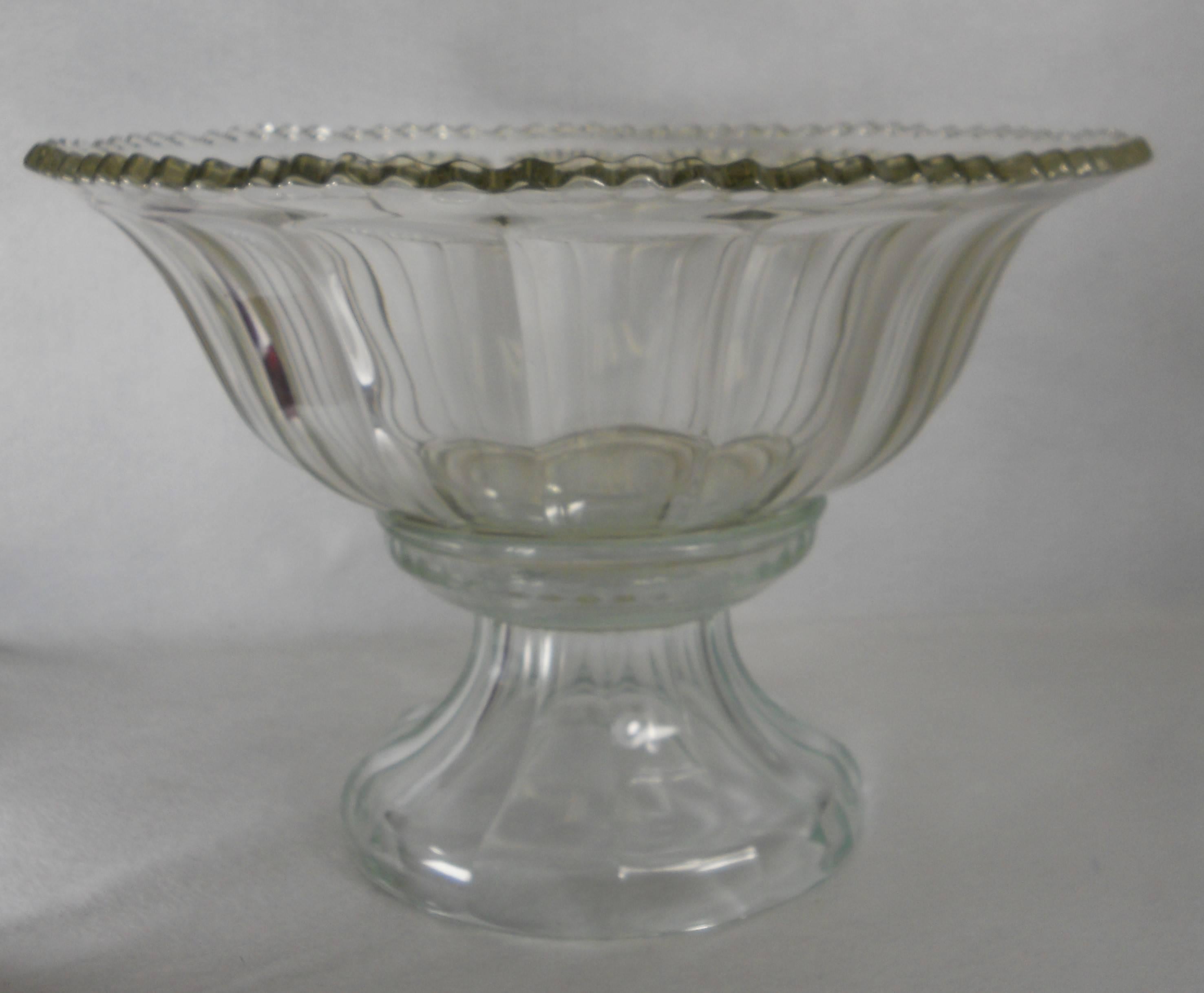 indiana glass punch bowl set