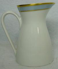 ROSENTHAL Germany GALA BLUE pattern 7-piece Hostess Set Coffee Pot Platter Cr/Su