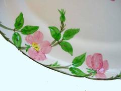 FRANCISCAN china DESERT ROSE USA pattern Bread Plate Set of Twelve (12) 6-3/8"