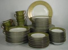 Vintage SANGO china VERSAILLES 3632 pattern 84-pc SET SERVICE for TWELVE (12)