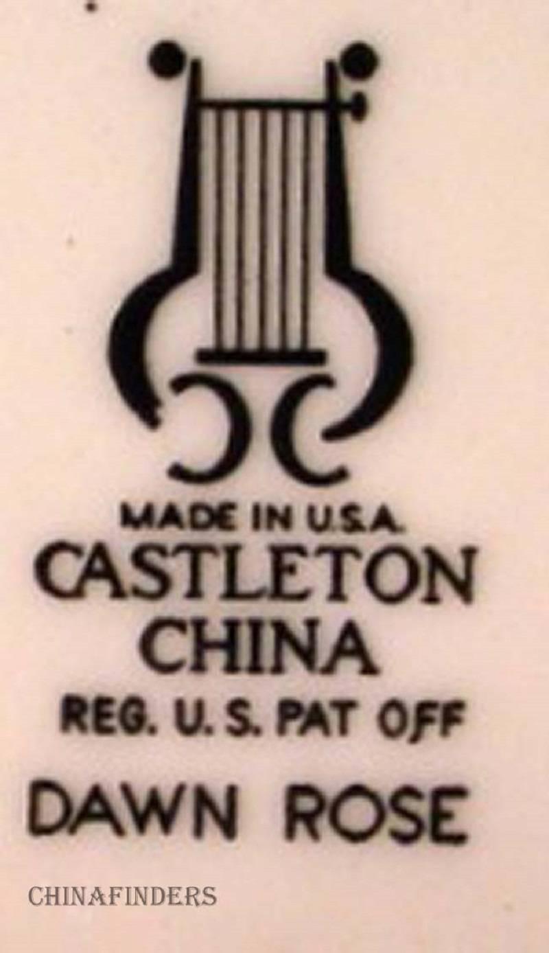 American CASTLETON china DAUGHTERS of the AMERICAN REVOLUTION 75th Anniversary PLATE