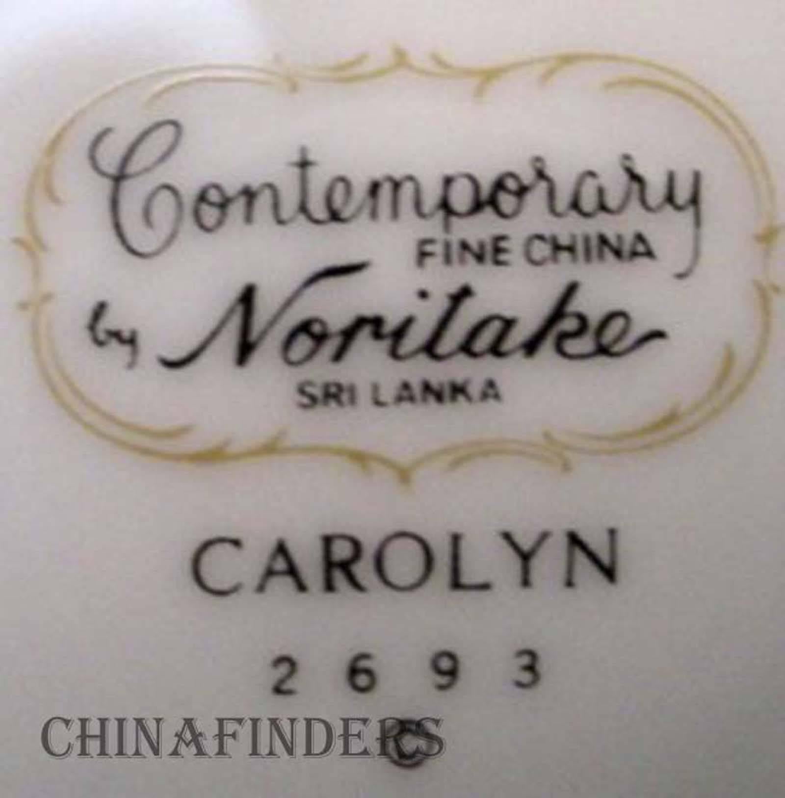 Noritake China Carolyn 2693 Pattern 65-Piece Set Service for 12 2