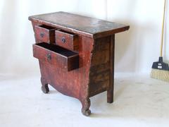 Mid-19th Century Antique Chinese Hand-Carved Coffer