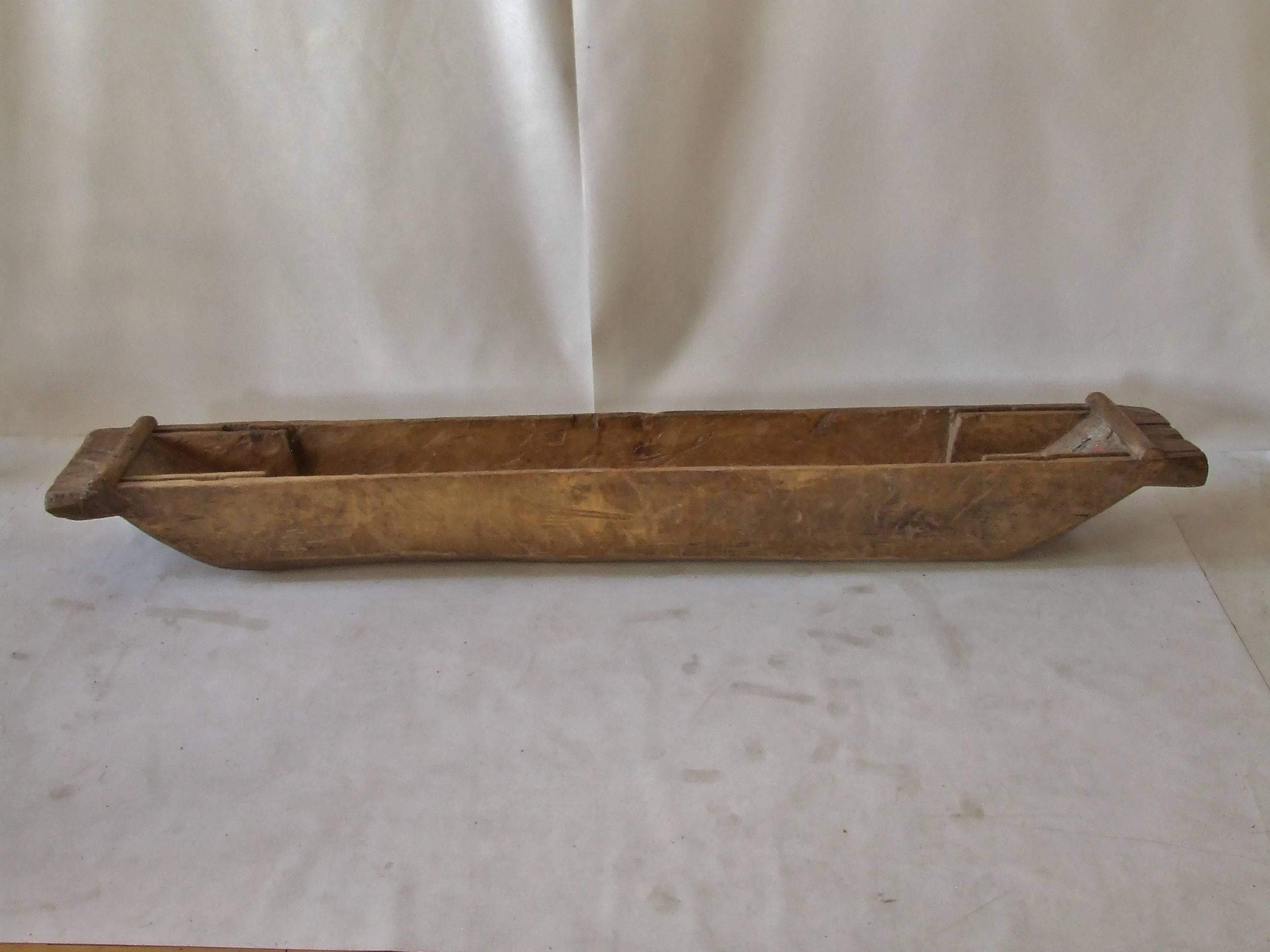Antique Hand-Carved Chinese Boat, circa Late 1800s For Sale 1