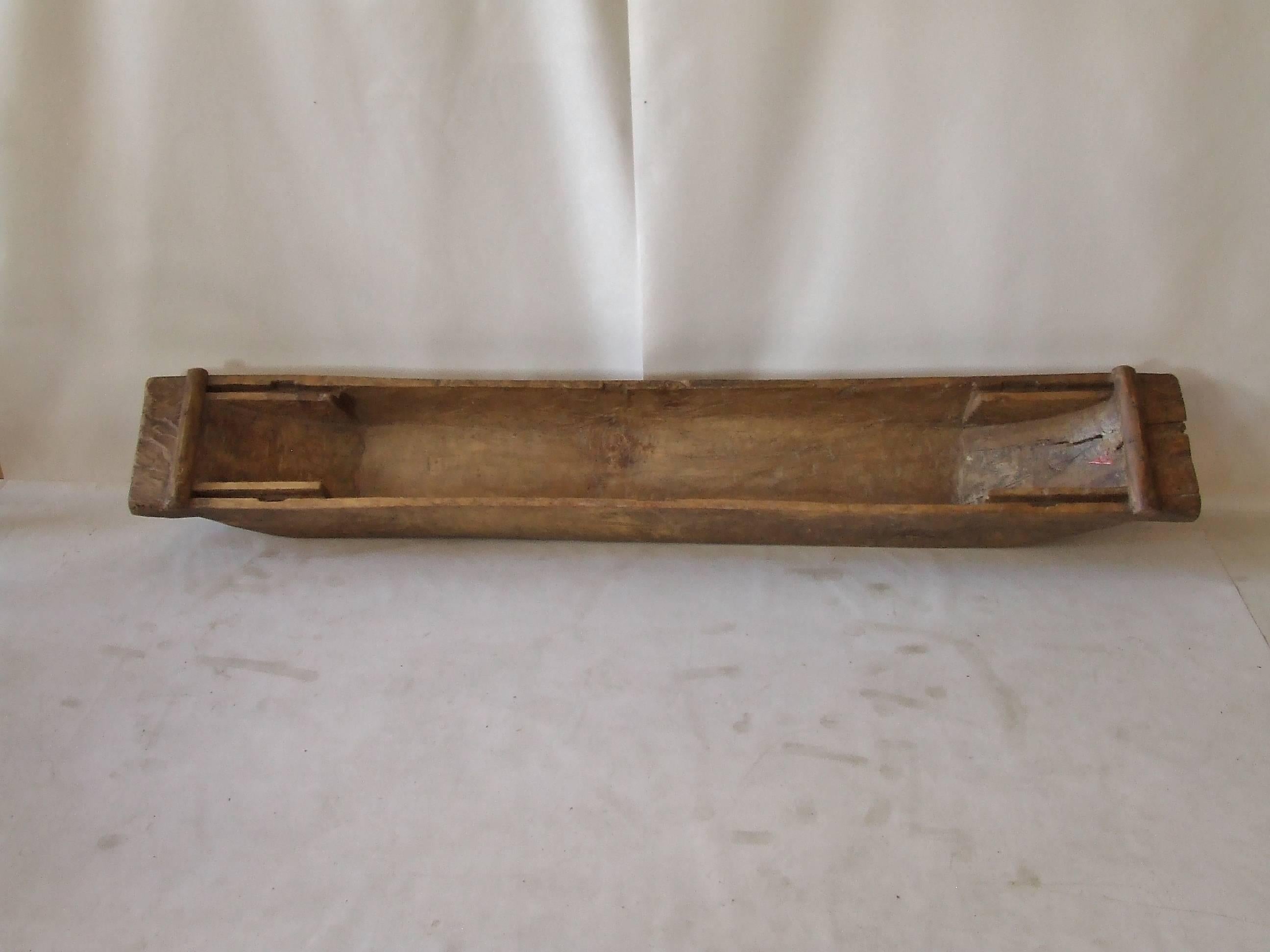 Antique Hand-Carved Chinese Boat, circa Late 1800s For Sale 2