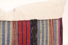 Vintage Japanese Hand Loomed Sakiori Obi Pillow