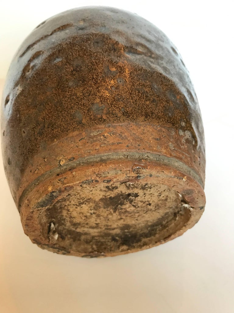 Antique Chinese Pottery Wine Jug For Sale at 1stDibs