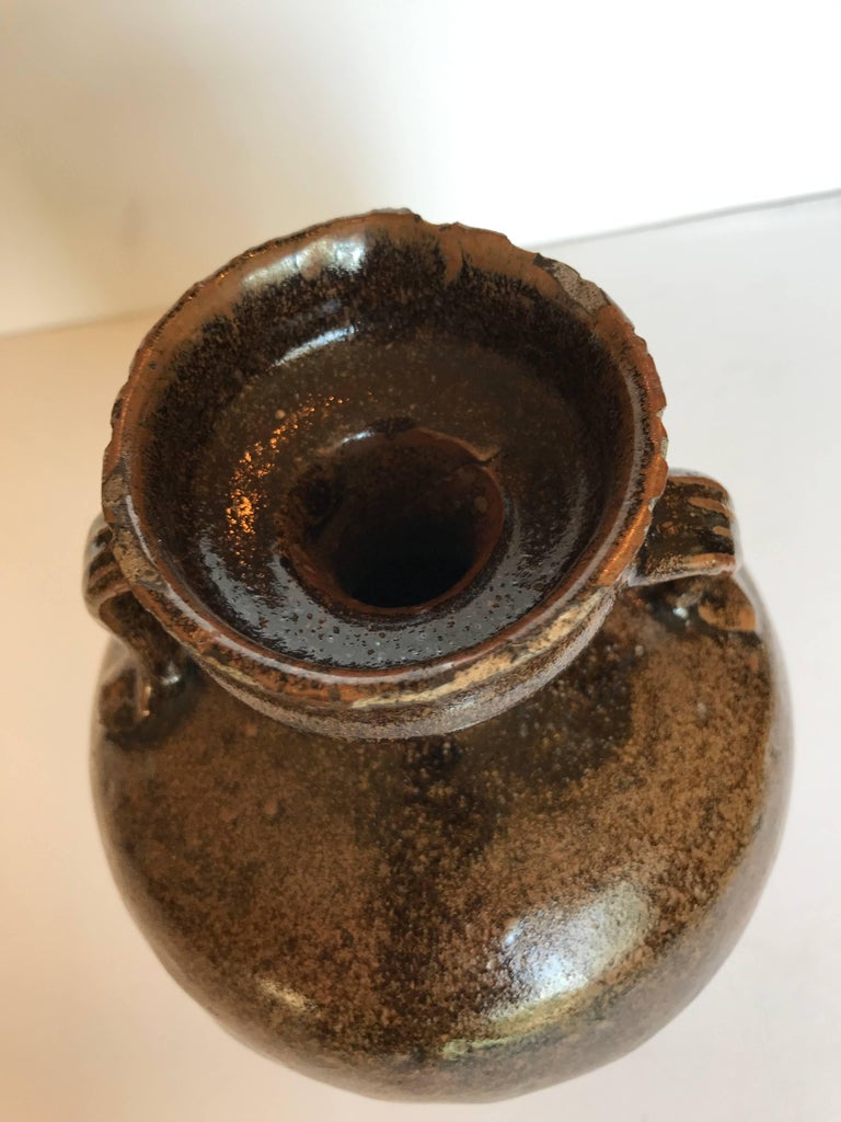 Antique Chinese Pottery Wine Jug For Sale at 1stDibs