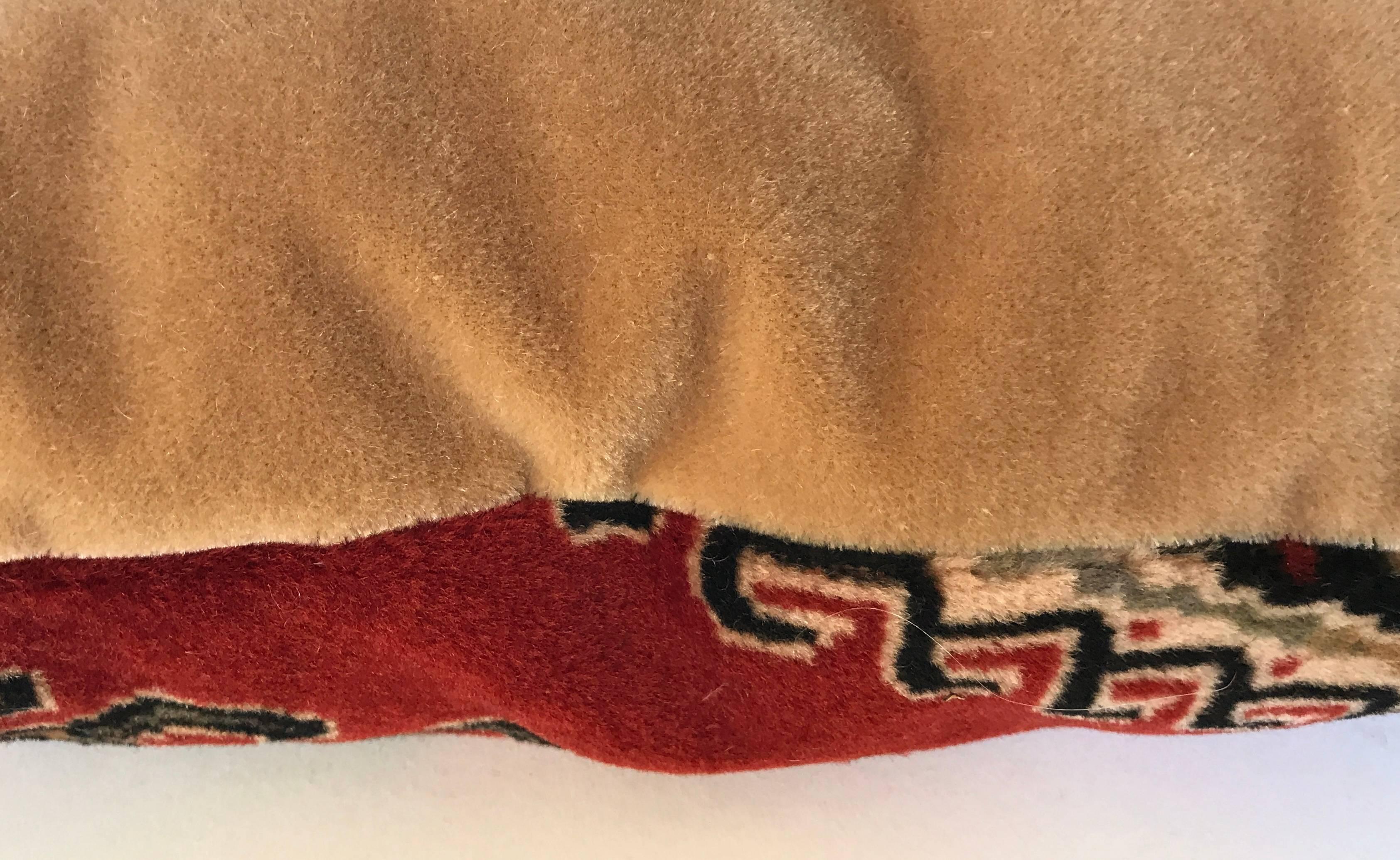 Custom Pillows Cut from a Vintage Wool Dutch Mohair Textile, Netherlands 2