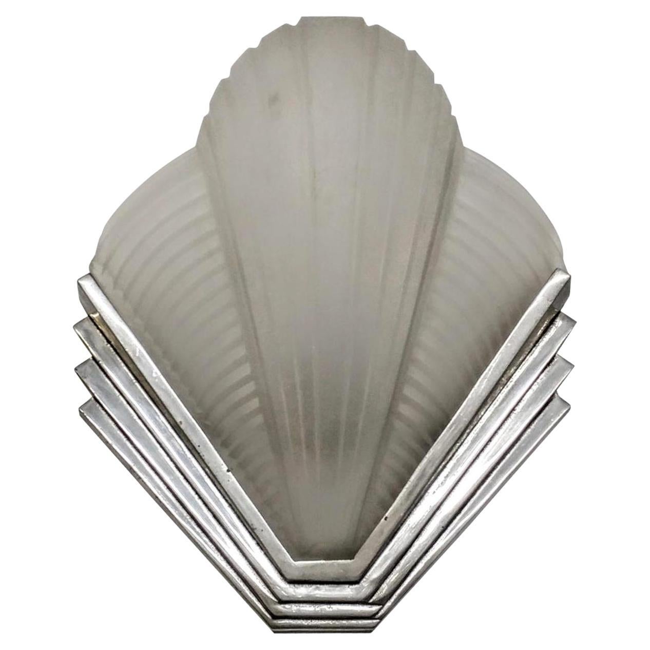 Coppia di applique francesi Art Déco di Petitot (2 coppie disponibili)