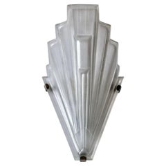 Pair of French Art Deco Wall Sconces by Sabino (small version)