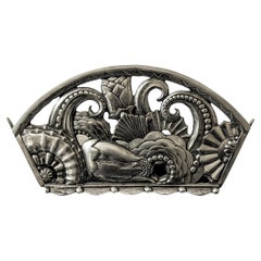 Single French Art Deco Octopus Wall Sconce